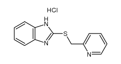 2-((pyridin-2-ylmethyl)thio)-1H-benzo[d]imidazole hydrochloride结构式
