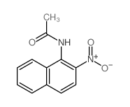 Acetamide,N-(2-nitro-1-naphthalenyl)-结构式