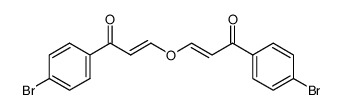 Bis-[2-(4-brom-benzoyl)-vinyl]-ether Structure