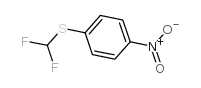 (二氟甲基)(4-硝基苯基)硫烷结构式