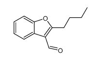 2-n-butylbenzofuran-3-carboxaldehyde Structure