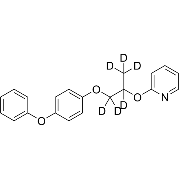吡丙醚-d6结构式