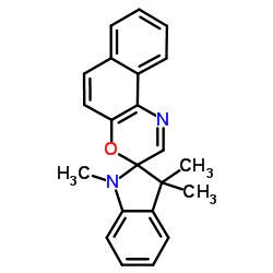1,3,3-三甲基吲哚-奈谔嗪结构式