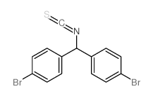 Benzene,1,1'-(isothiocyanatomethylene)bis[4-bromo-结构式