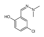4-Chloro-2-[(dimethylhydrazinylidene)methyl]phenol, 2-(5-Chloro-2-hydroxybenzylidene)-1,1-dimethylhydrazine Structure