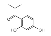 1-(2,4-二羟基苯基)-2-甲基-1-丙酮结构式