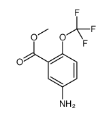 5-氨基-2-三氟甲氧基苯甲酸甲酯结构式