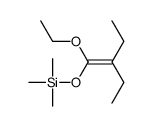 (1-ethoxy-2-ethylbut-1-enoxy)-trimethylsilane结构式