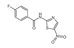 4-fluoro-N-(5-nitro-1,3-thiazol-2-yl)benzamide结构式