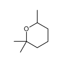 tetrahydro-2,2,6-trimethyl-2H-pyran Structure