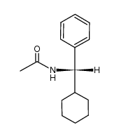 (-)-(S)-N-(cyclohexylphenylmethyl)acetamide结构式
