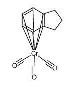 (η6-indane)Cr(CO)3结构式