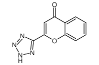 2-(2H-tetrazol-5-yl)chromen-4-one结构式