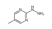 2(1H)-Pyrimidinone, 5-methyl-, hydrazone (8CI,9CI) Structure