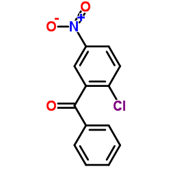 2-氯-5-硝基二苯甲酮结构式