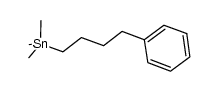 trimethyl(4-phenylbutyl)stannane Structure