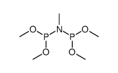 N,N-bis(dimethoxyphosphanyl)methanamine Structure