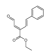ethyl 4-oxo-2-(2-phenylethenyl)but-2-enoate结构式