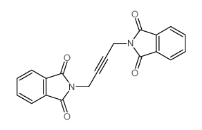 1H-Isoindole-1,3(2H)-dione,2,2'-(2-butyne-1,4-diyl)bis- Structure