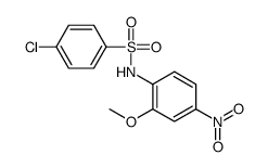 4-Chloro-N-(2-methoxy-4-nitrophenyl)benzenesulfonamide Structure