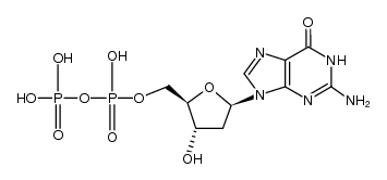 [[5-(2-amino-6-oxo-3H-purin-9-yl)-3-hydroxy-oxolan-2-yl]methoxy-hydroxy-phosphoryl]oxyphosphonic acid结构式