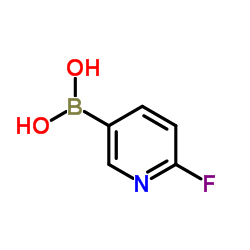6-氟-3-吡啶硼酸结构式