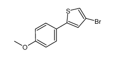 4-bromo-2-(4-methoxyphenyl)thiophene Structure