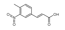 4-methyl-3-nitro-cinnamic acid Structure