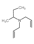 N,N-二烯丙基-s-丁基胺结构式