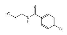 4-chloro-N-(2-hydroxyethyl)benzothioamide结构式