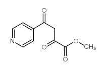 2, 4-二氧代-4-(吡啶-4-基)丁酸甲酯结构式