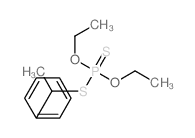 diethoxy-(1-phenylethylsulfanyl)-sulfanylidene-phosphorane结构式
