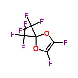 4,5-二氟-2,2-二(三氟甲基)-1,3-二氧杂环戊烯结构式
