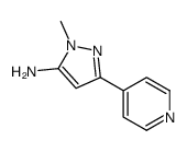 1-甲基-3-(吡啶-4-基)-1H-吡唑-5-胺结构式
