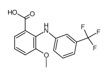 Benzoic acid,3-methoxy-2-[[3-(trifluoromethyl)phenyl]amino]-结构式