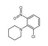1-(2-Chloro-6-nitrophenyl)piperidine结构式