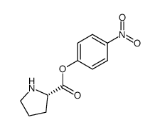 L-proline p-nitrophenyl ester结构式