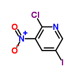 2-氯-5-碘-3-硝基吡啶结构式