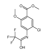 methyl 5-chloro-2-methoxy-4-[(2,2,2-trifluoroacetyl)amino]benzoate Structure