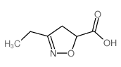 3-乙基-4,5-二氢异噁唑-5-羧酸结构式