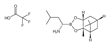 (S)-BoroLeu-(-)-Pinanediol-CF3COOH Structure