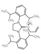 烯丙基[1,3-双(2,6-二-异丙苯基)-4,5-二氢咪唑-2-基]氯化钯(II)图片