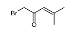 1-bromo-4-methyl-3-pentene-2-one Structure