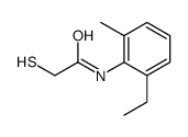 N-(2-Ethyl-6-methylphenyl)-2-sulfanylacetamide Structure