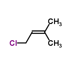 1-Chloro-3-methyl-2-butene Structure