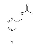 2-acetoxymethyl-isonicotinonitrile结构式
