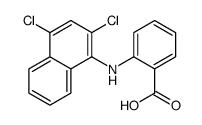 2-[(2,4-dichloronaphthalen-1-yl)amino]benzoic acid结构式
