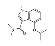 N,N-dimethyl-4-propan-2-yloxy-1H-indole-3-carboxamide Structure