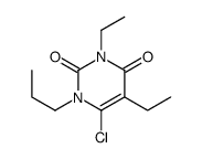 1-propyl-3,5-diethyl-6-chlorouracil结构式