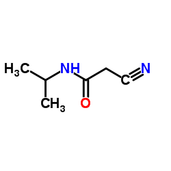 2-氰基-N-异丙基乙酰胺结构式